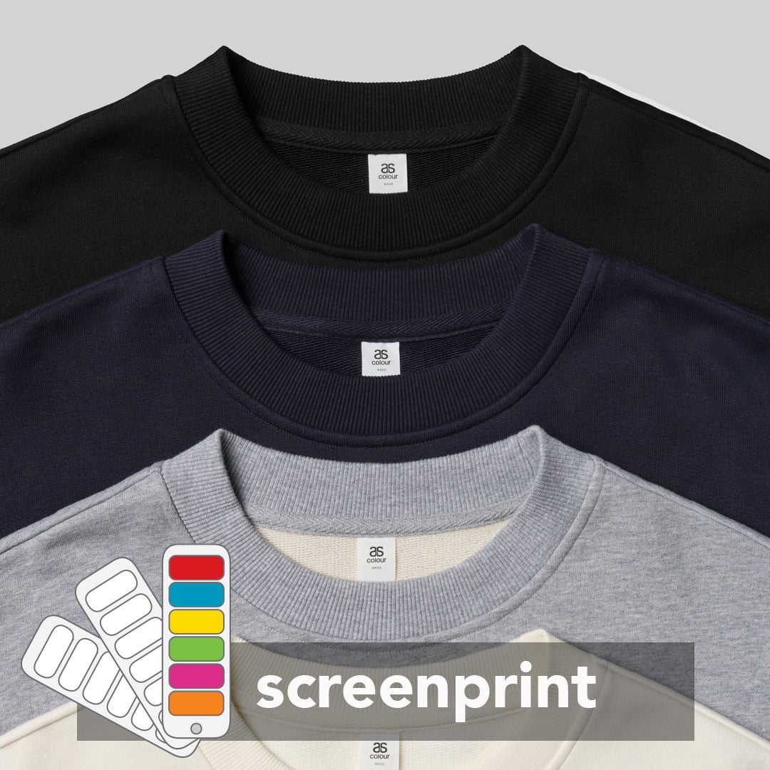 Super Heavy Cotton Crew (Screen)
